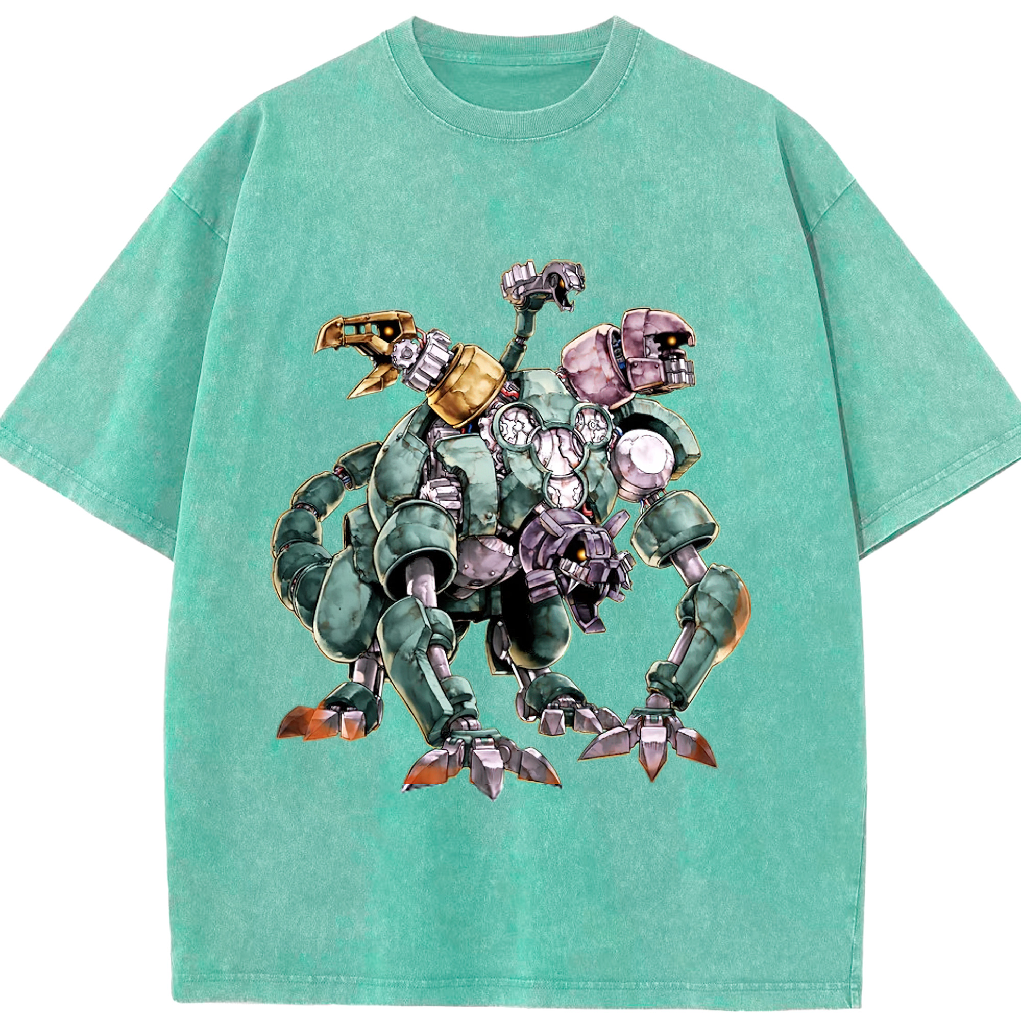 （画像用） 遊☆戯☆王 Yu-Gi-Oh! 綿100% ヴィンテージ風 半袖Tシャツ（フロントプリント）